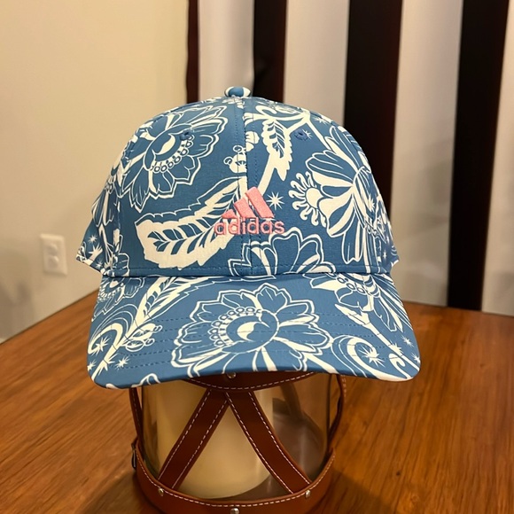 Adidas x Farm Rio Floral Hat Cap Blue Womens One Size new - Picture 2 of 13